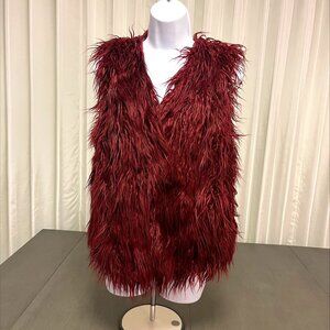 ANNA & CHRIS Faux Fur Soft Vest Waistcoat Jacket